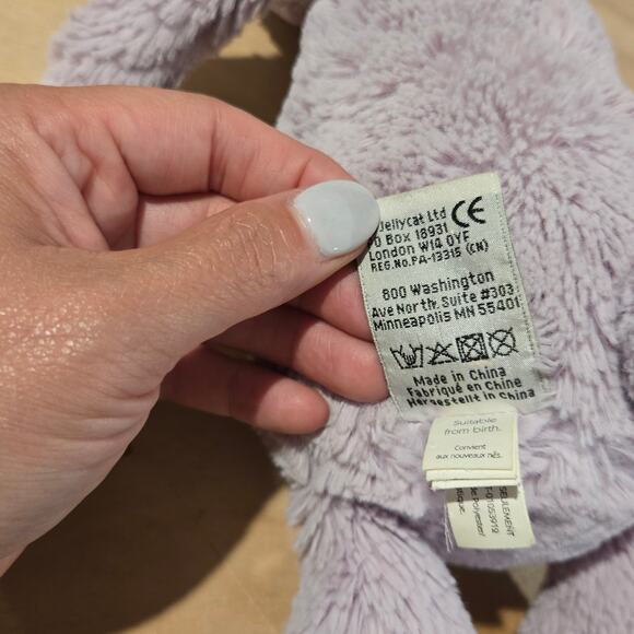 Jellycat Bashful Hippo lavender - Picture 5 of 6